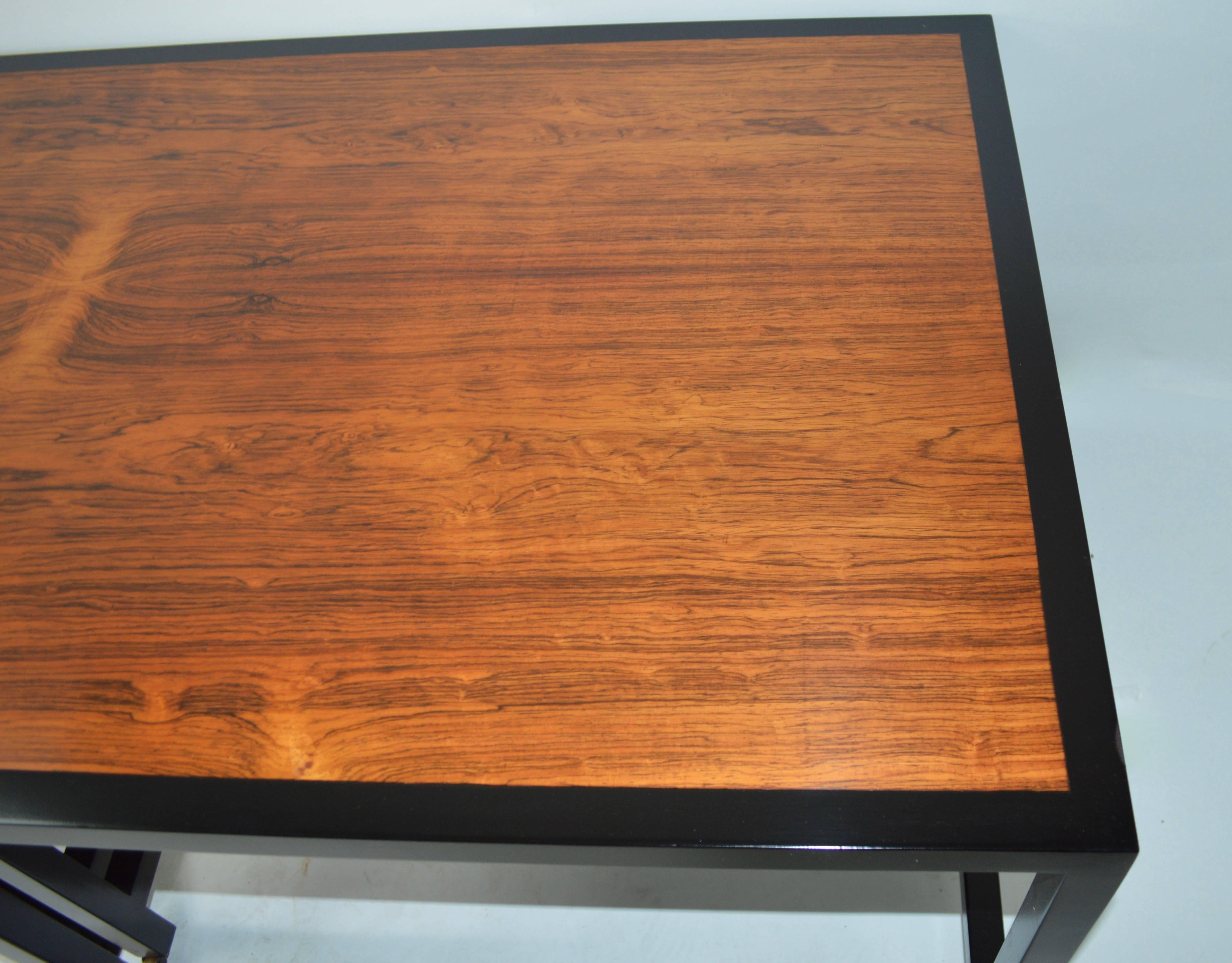 Three-Piece Nesting Tables Attributed to Harvey Probber Rosewood For Sale 6