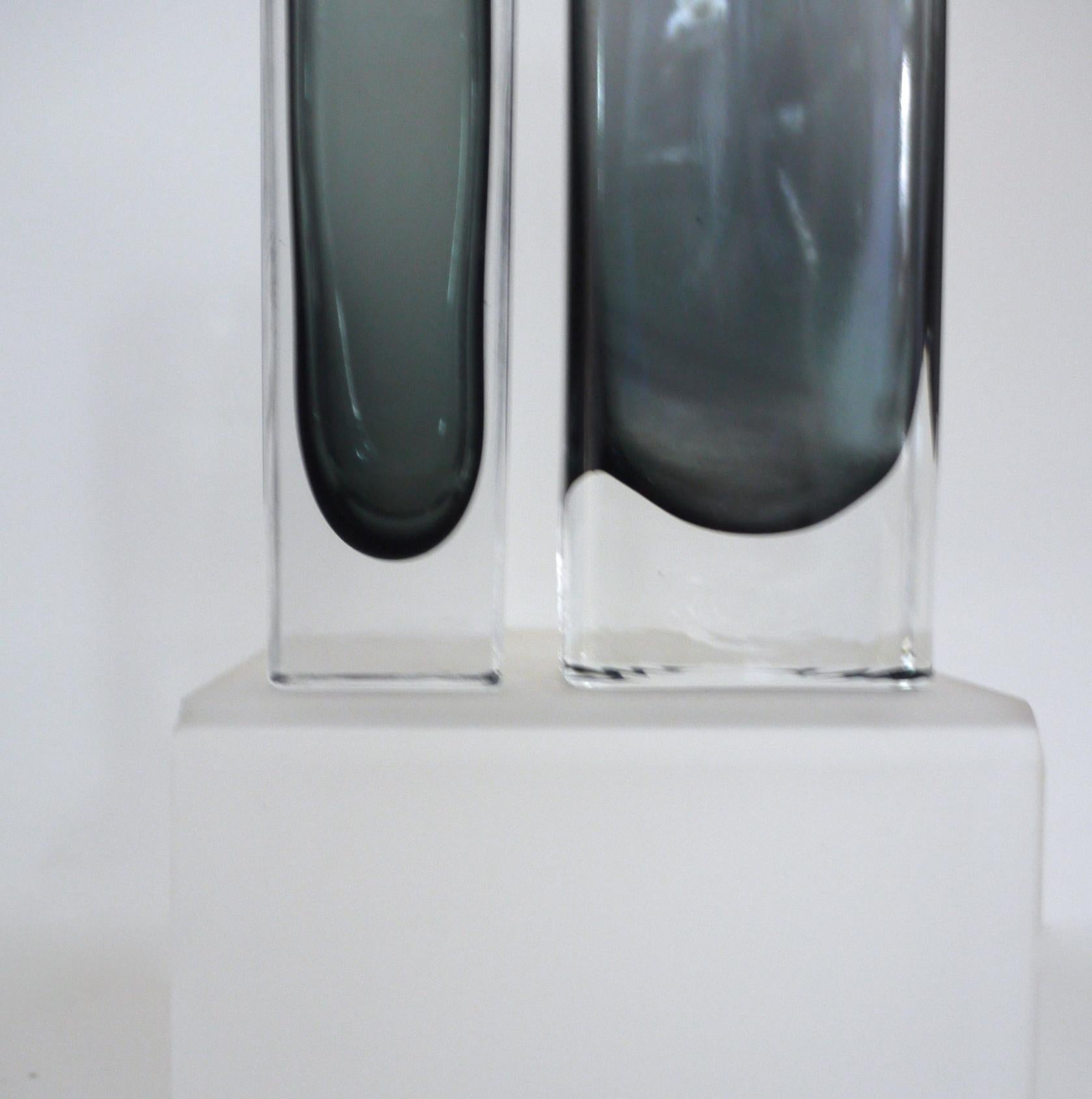 20th Century Vintage Collection Smoked Glass from Lindshammer and Kaj Franck for Nuutajarvi For Sale