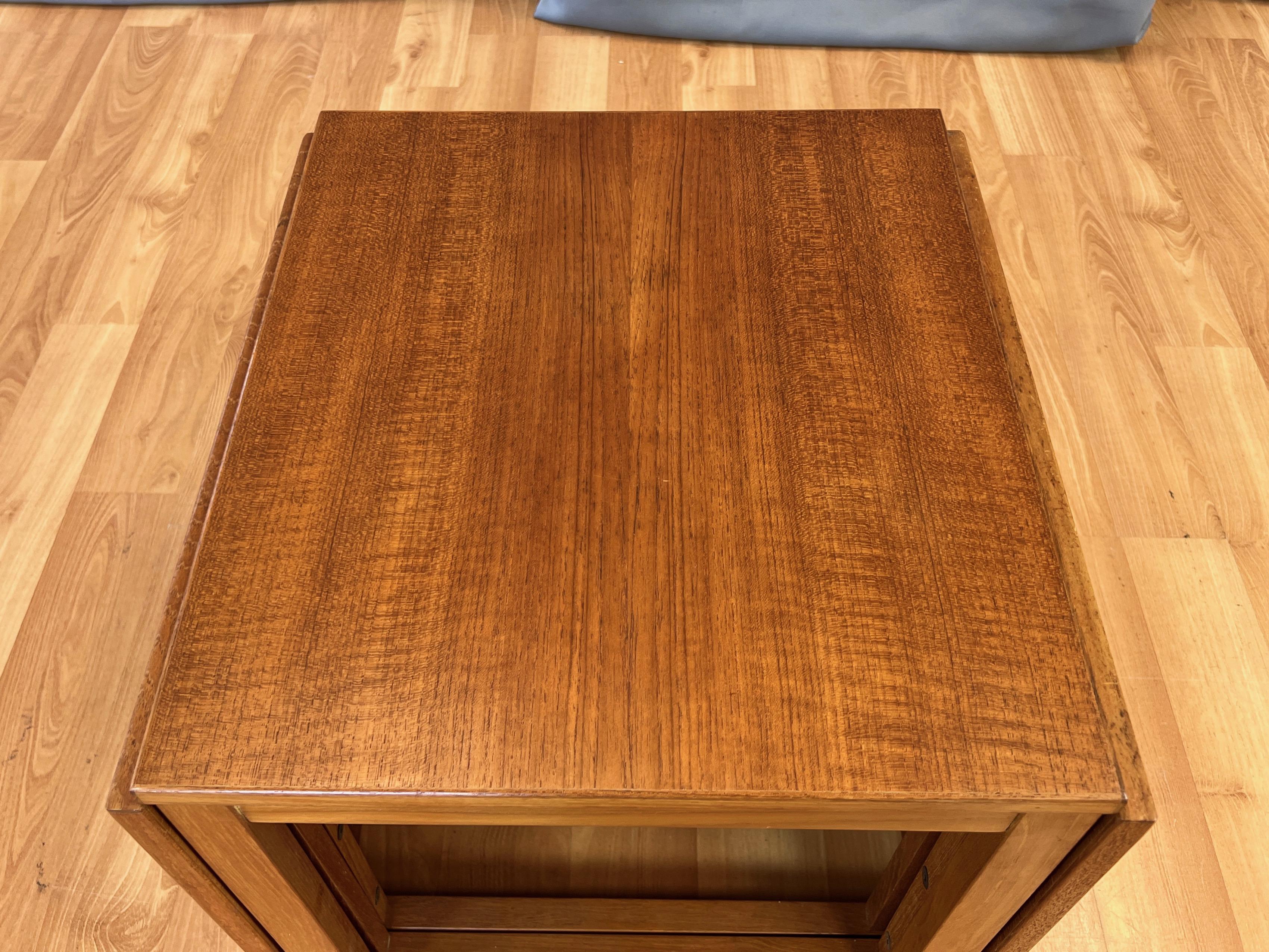 Kai Kristiansen Model 33 Teak Cube Nesting Tables Three-Piece Set, 1960s For Sale 5