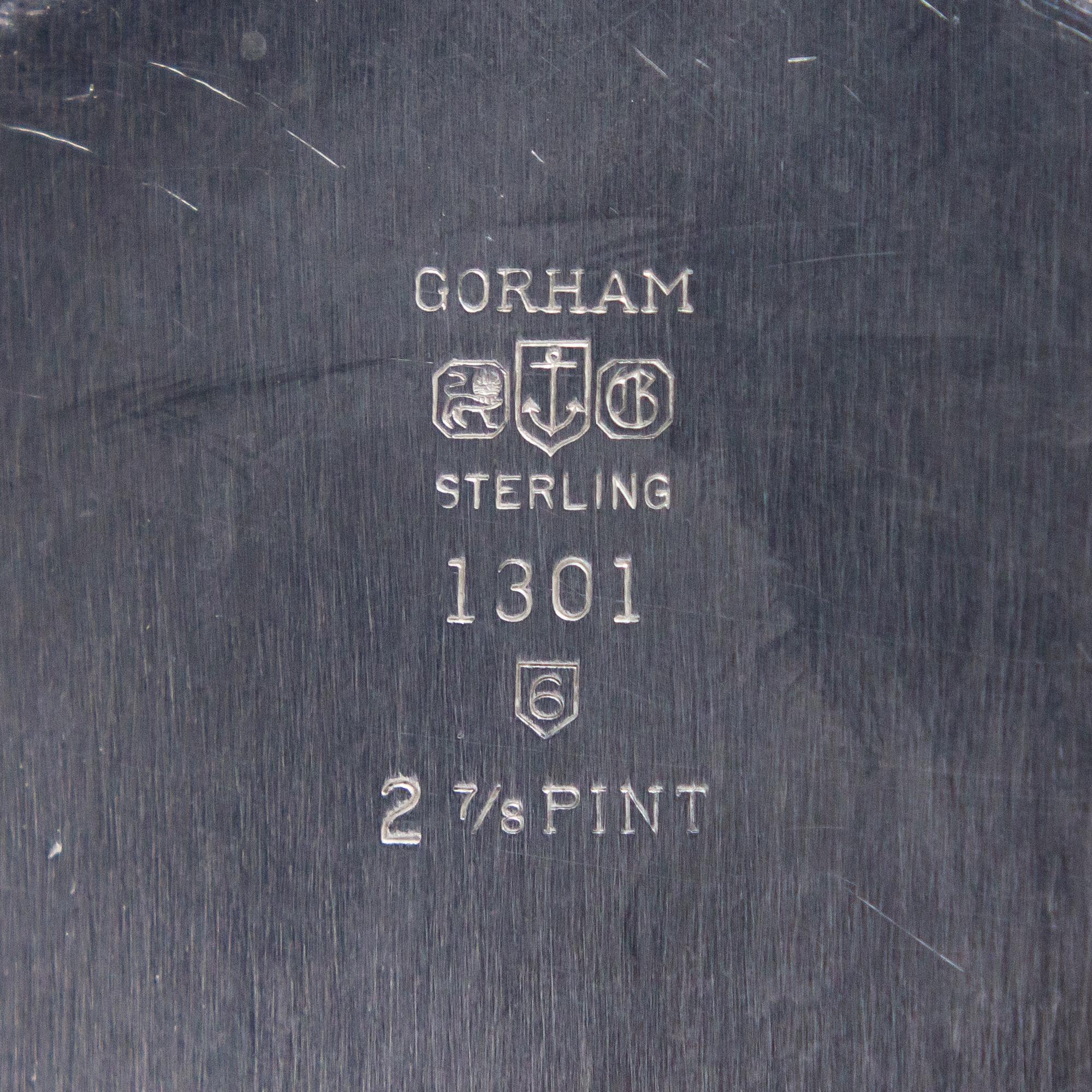 Service à café trois pièces en argent Sterling 'Directional' par Gorham en vente 1