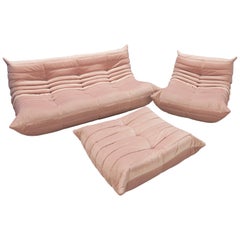 Three-Piece Togo Set, Design by Michel Ducaroy, Manufactured by Ligne Roset