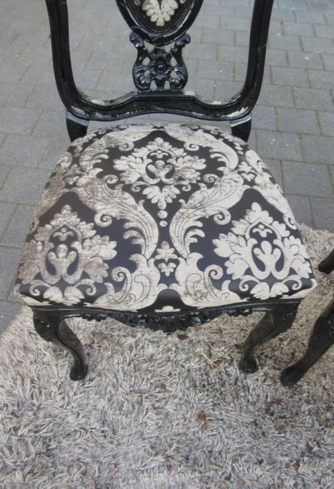 20th Century Three Pieces in Baroque Style Chairs, circa 1900 For Sale