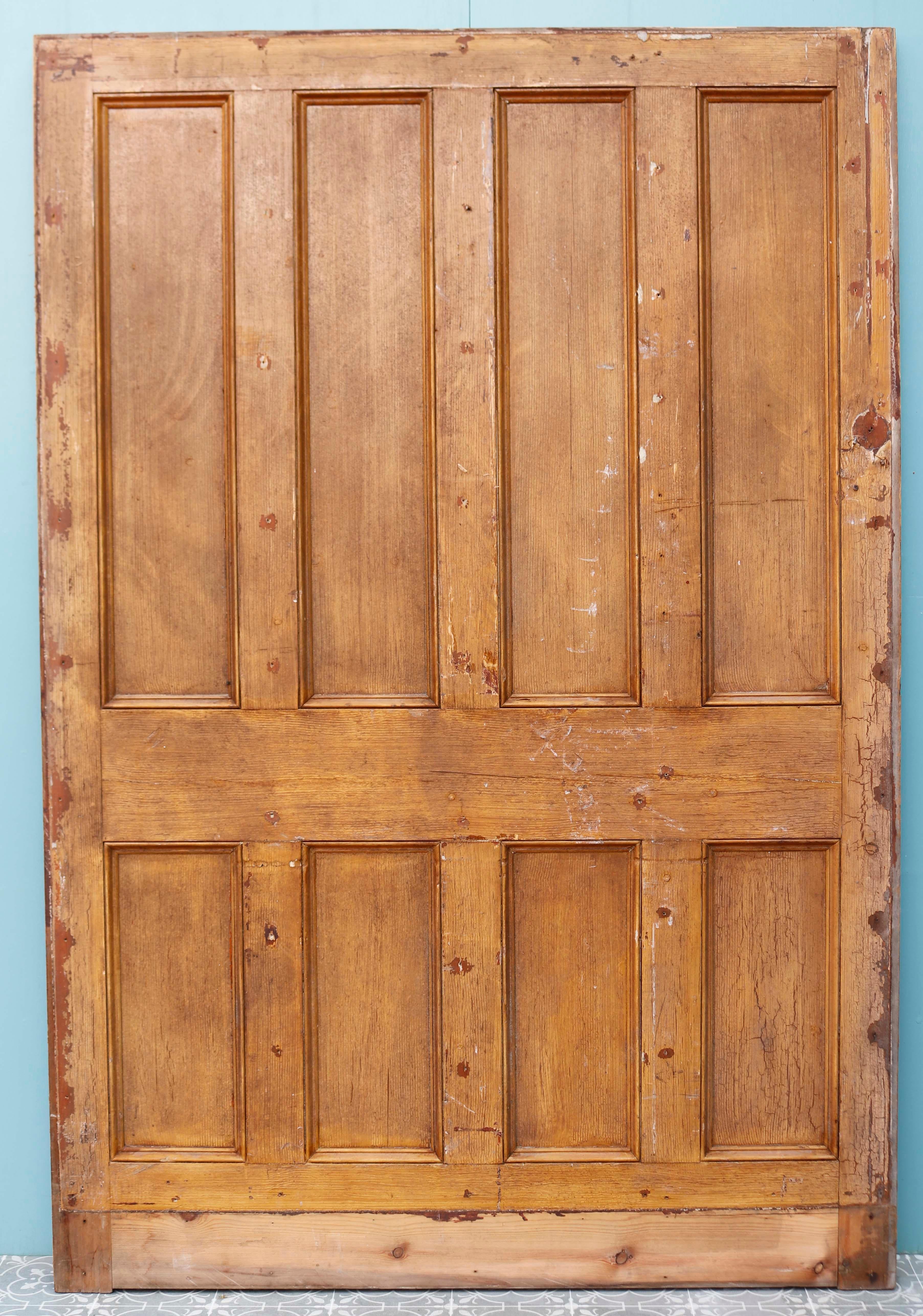 Three Pieces of Salvaged Wooden Panelling In Good Condition For Sale In Wormelow, Herefordshire