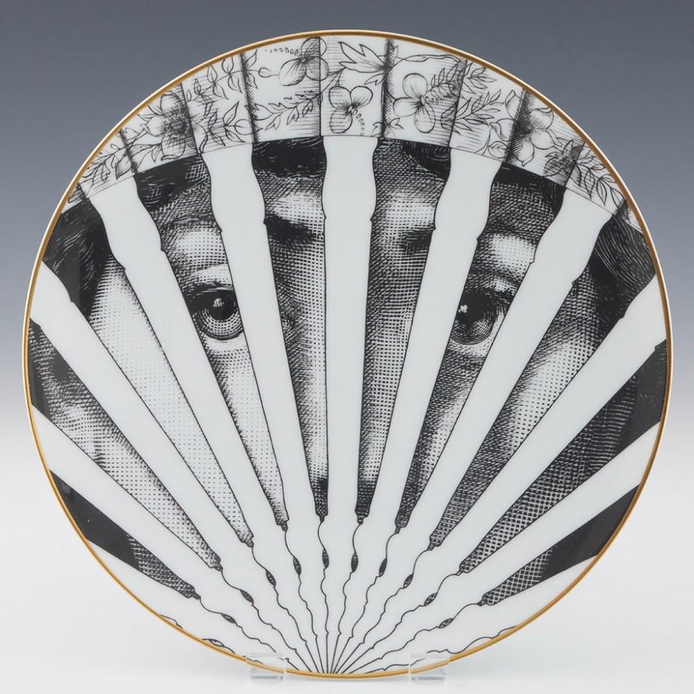 Mid-Century Modern Fornasetti Tema e Variazioni Plates by Rosenthal 1980s For Sale