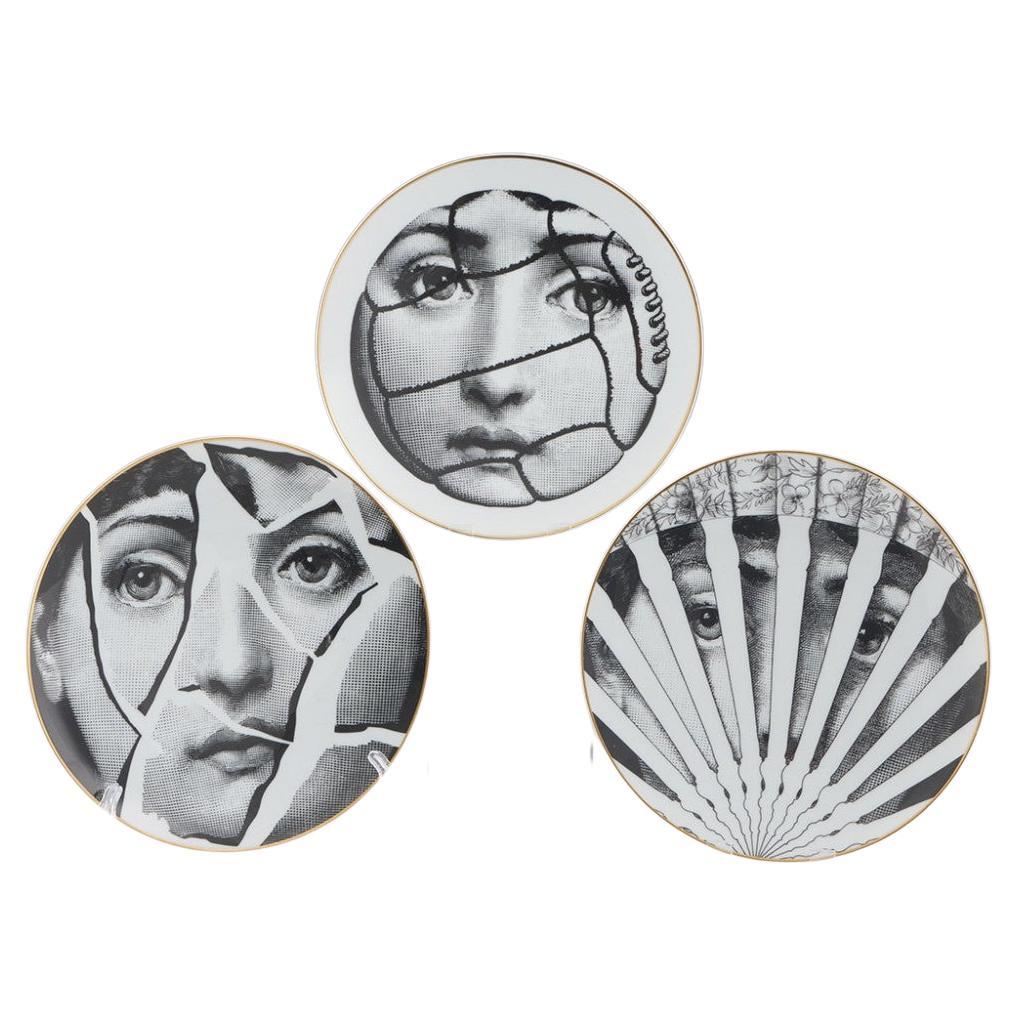 Fornasetti Tema e Variazioni Plates by Rosenthal 1980s For Sale