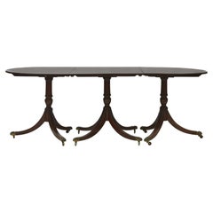 Table à trois piliers de style Regency, environ 1900