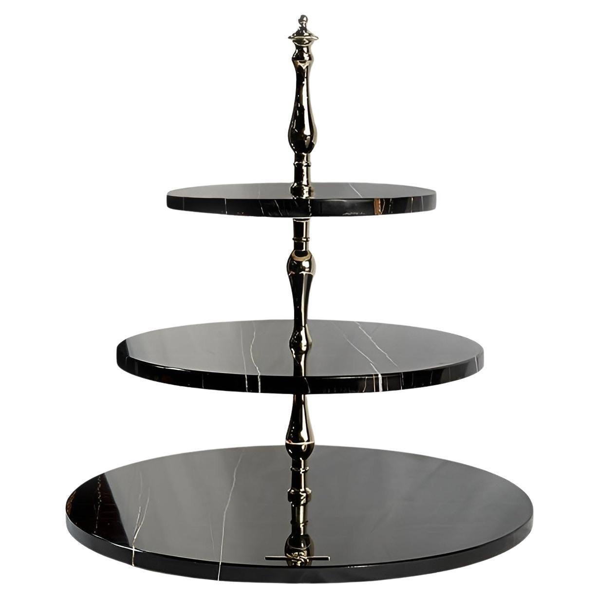 Cakestand de mármol de tres platos by Euromarmi Store