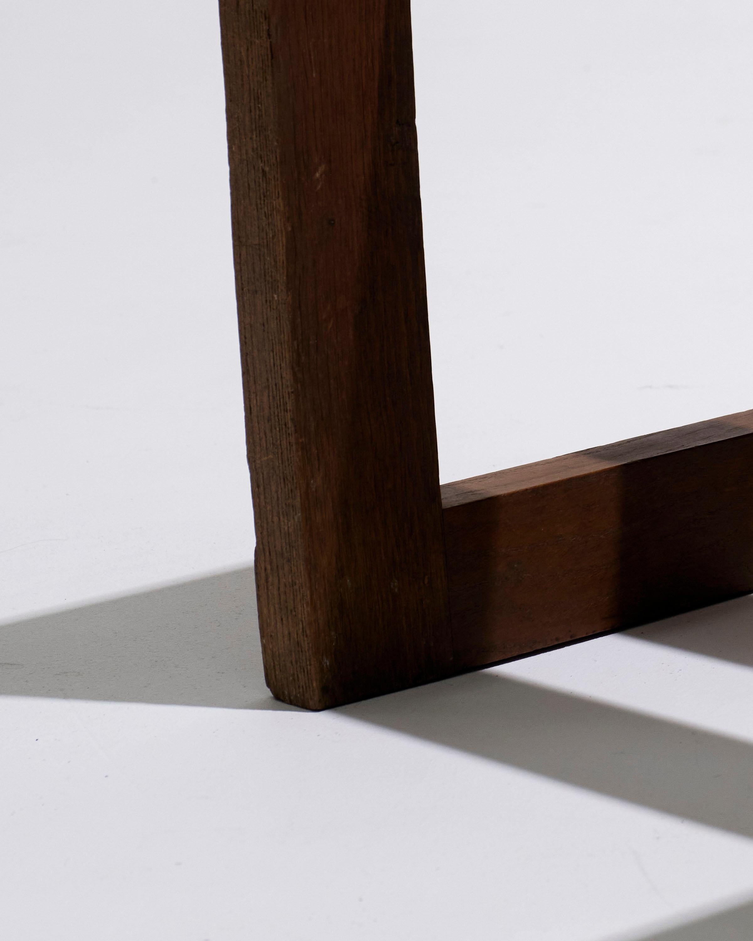 Three-position wooden stool, 1950s For Sale 6