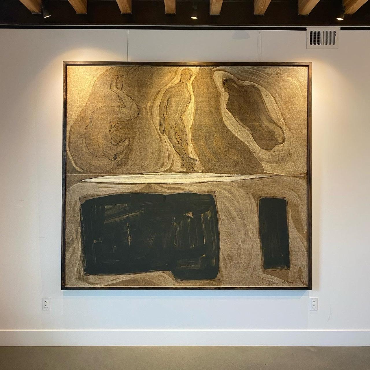 Abstract Figuration by Guy Anderson in his signature style. Painted with thinned oils on brown roofing paper. Mounted to wood and framed by artist. Signed twice and dated 1972.

Guy Anderson (November 20, 1906 – April 30, 1998) was an American