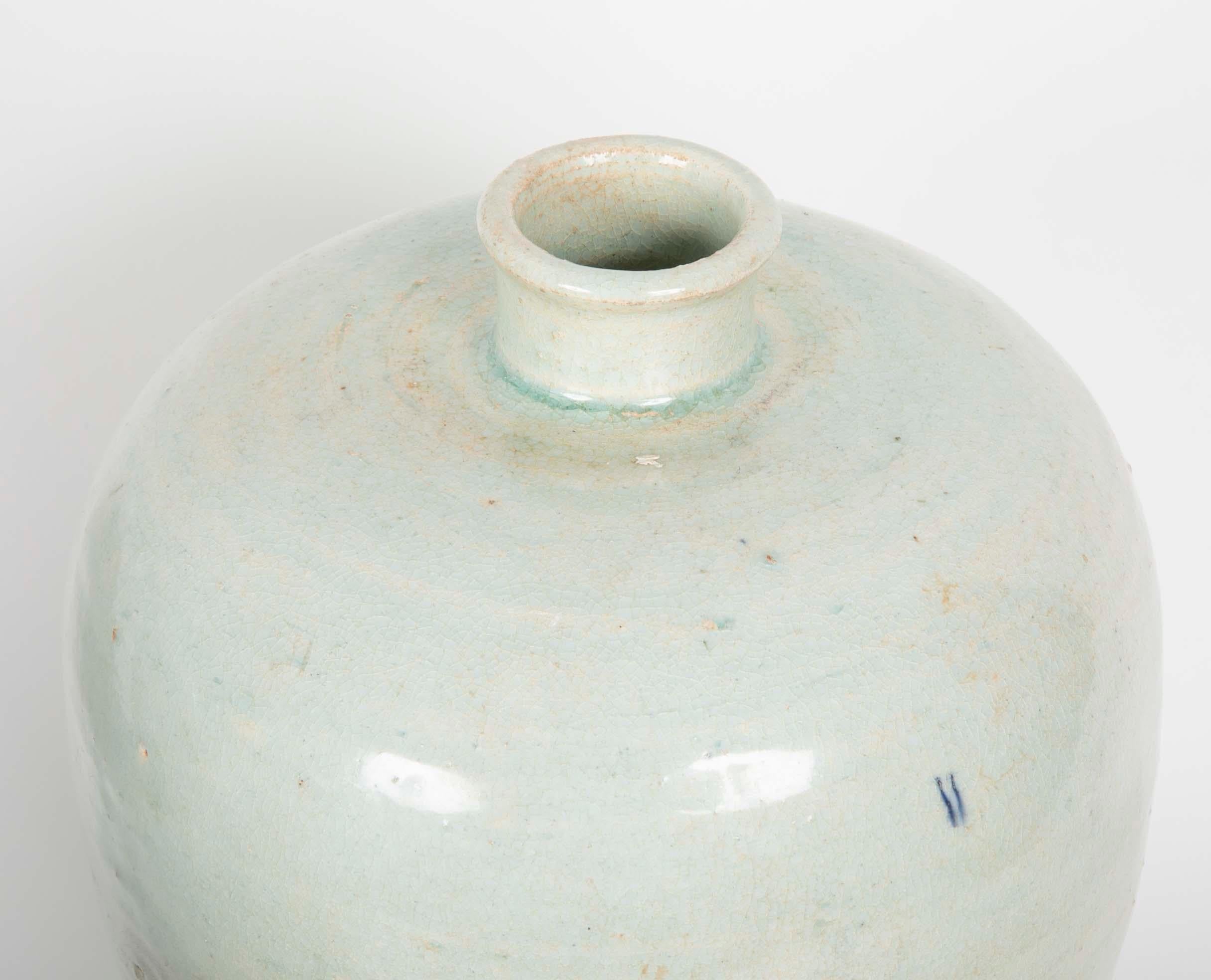Ceramic Three Qingbai Glazed Porcelain Covered Vases