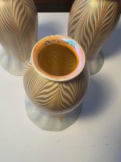 Three Quezal Lampshades