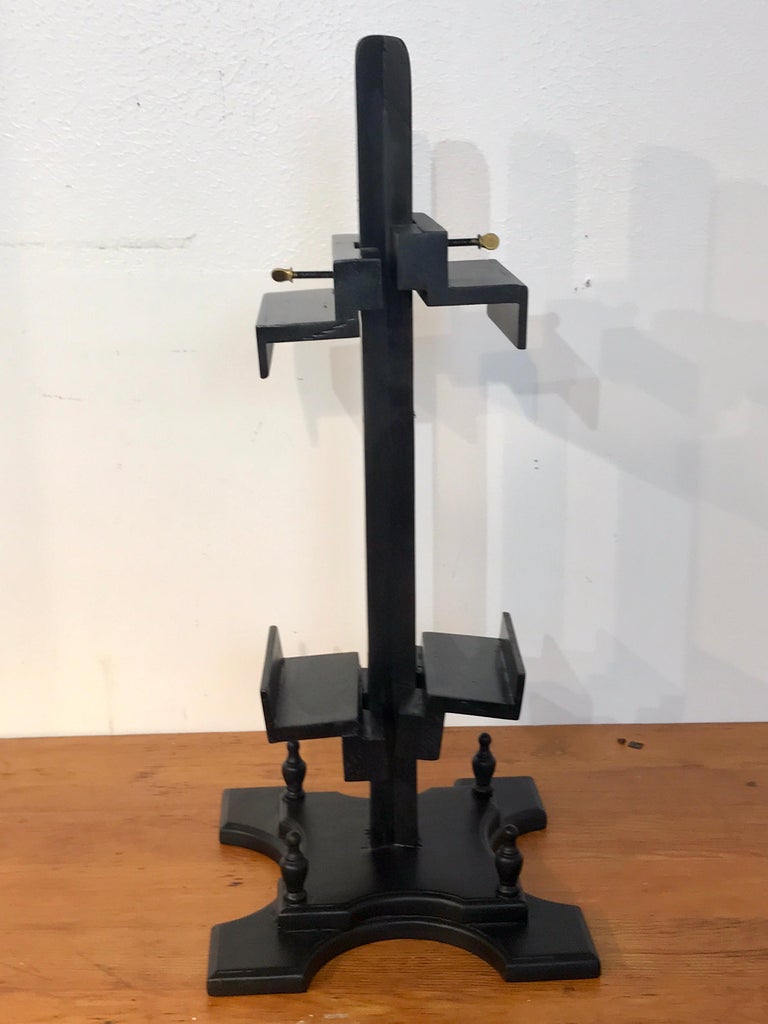 Three Regency Style Ebonized Dual Sided Table Easels For Sale at 1stdibs