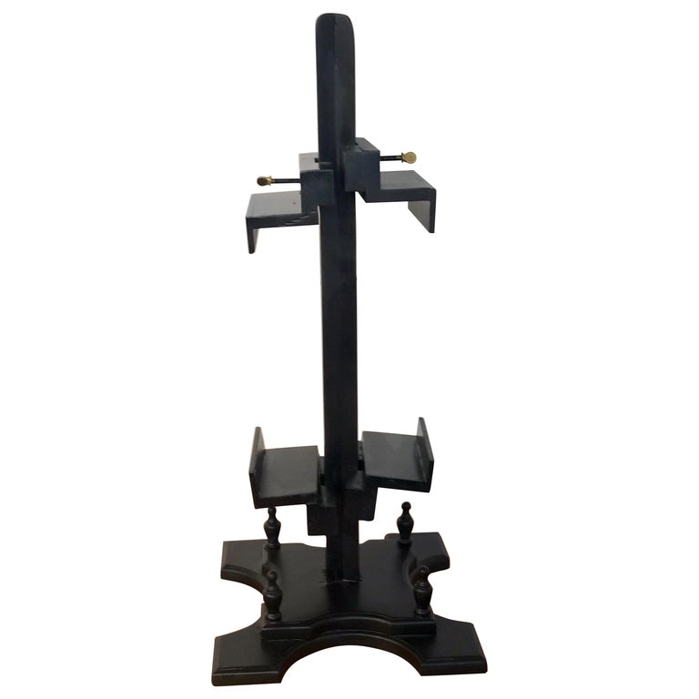 Three Regency Style Ebonized Dual Sided Table Easels For Sale at 1stdibs