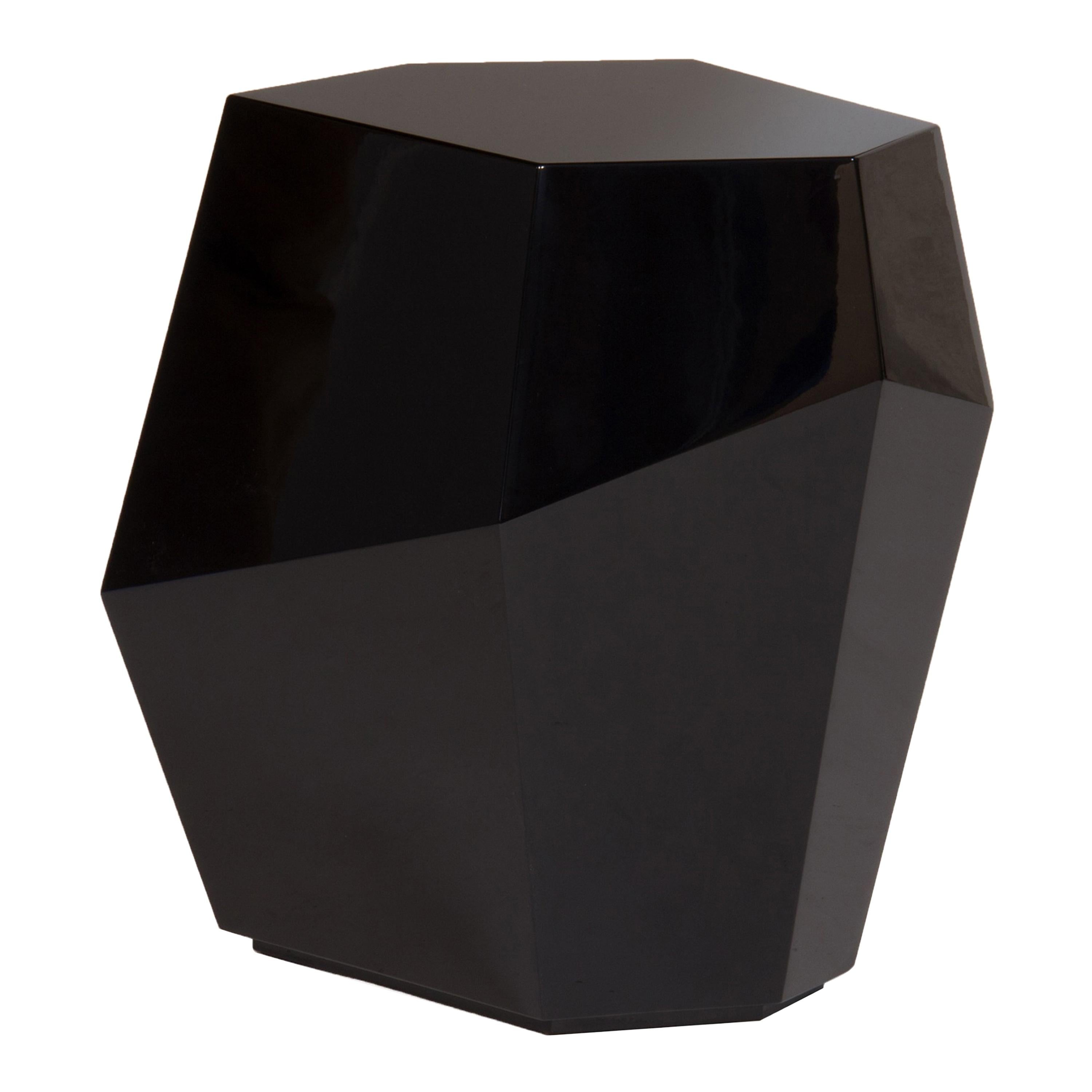 Three Rocks High Side Table, Black, InsidherLand by Joana Santos Barbosa