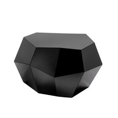 Three Rocks Medium Coffee Table Black Glass InsidherLand by Joana Santos Barbosa