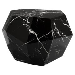 Tavolino medio Three Rocks, Nero Marquina, InsidherLand