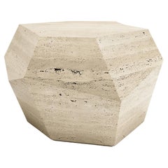 Three Rocks Medium Coffee Table, Roman Travertine, InsidherLand