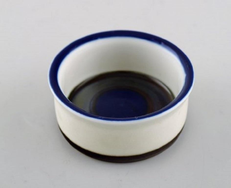 Swedish Three Rörstrand Bowls in Glazed Ceramics, 1960s