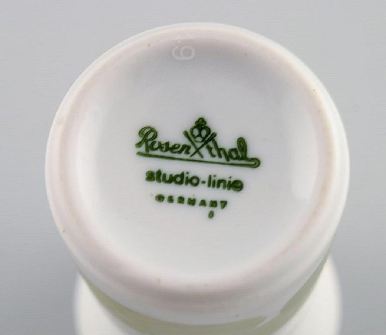 Three Rosenthal Porcelain Vases, Mid20th Century For Sale at 1stDibs