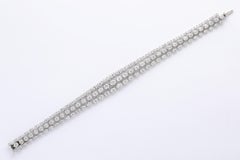 Three Row Oval Diamond Bracelet