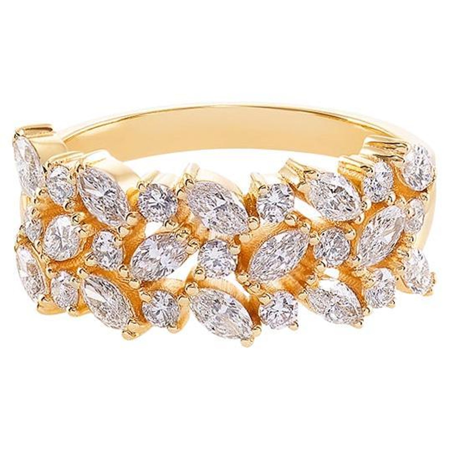Chanel ring, Quilted, yellow gold. ref.854643 - Joli Closet