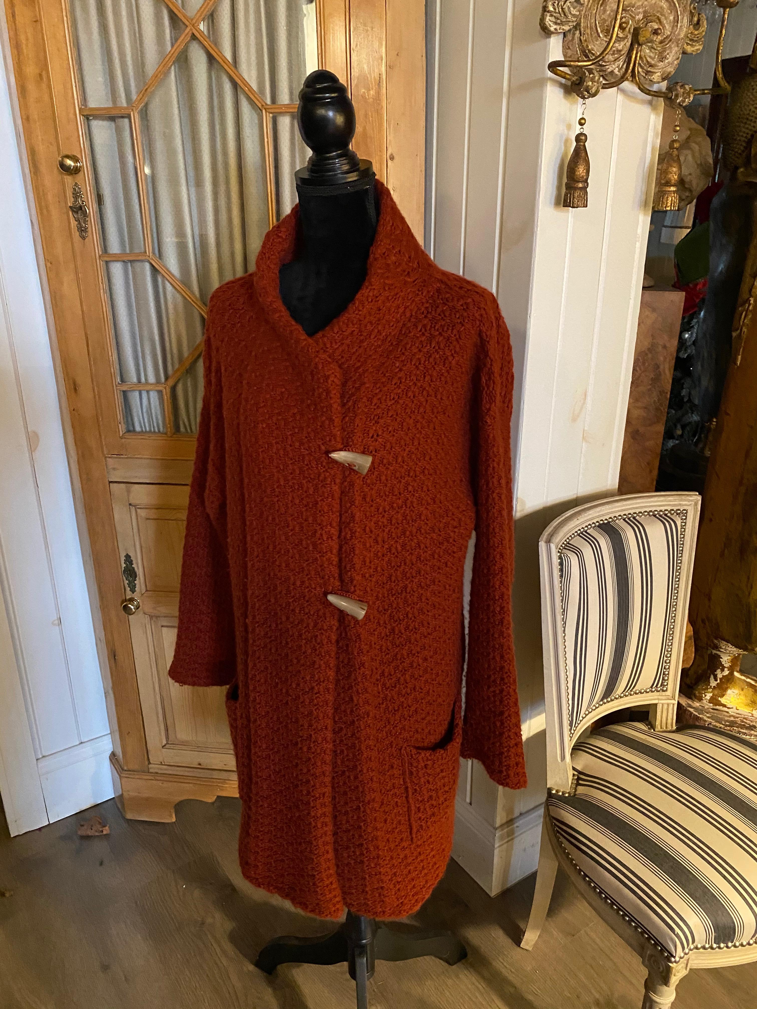 Three Sam Kori George Courture Atelier Cashmere Sweater Coats. Priced Per Piece  For Sale 2