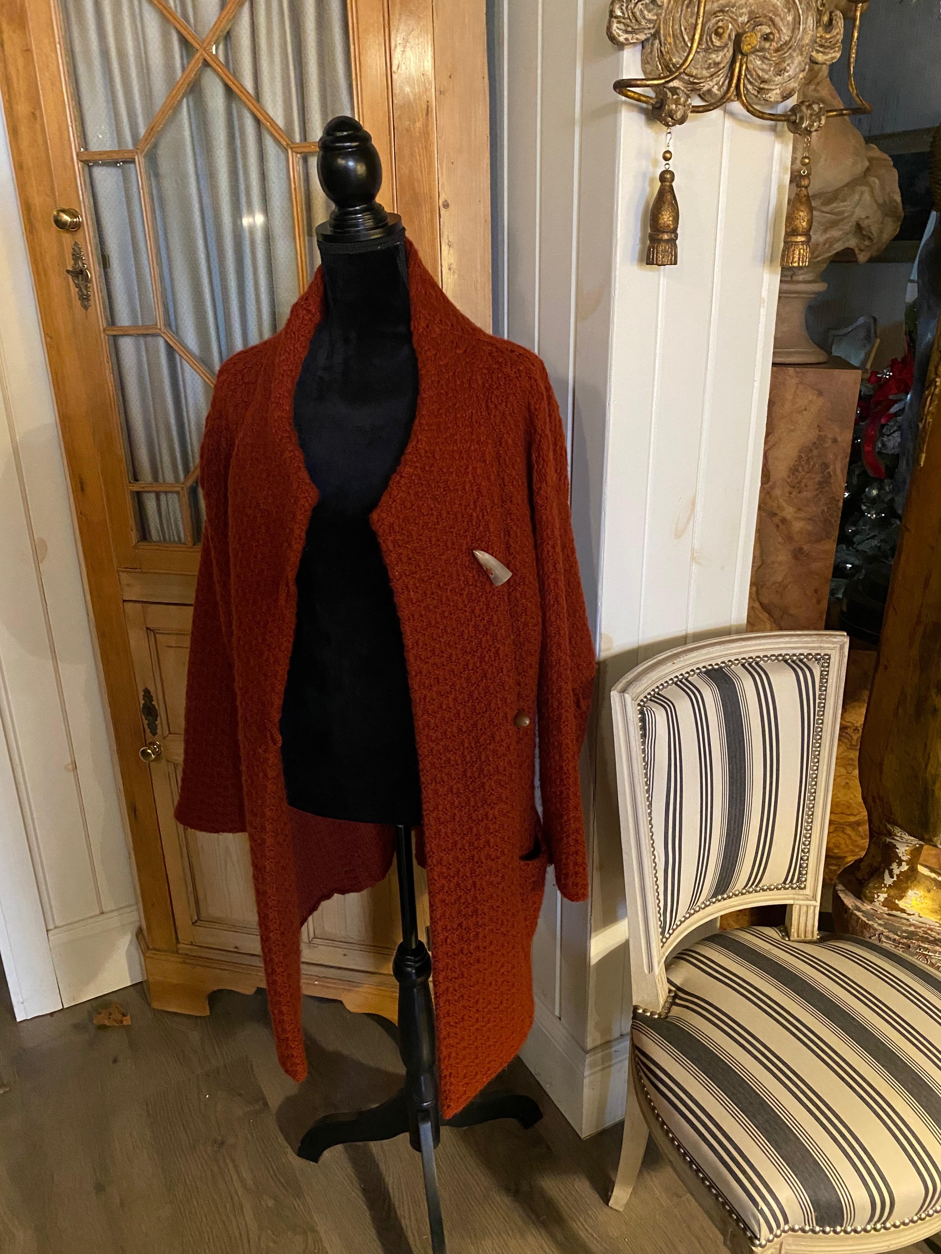 Three Sam Kori George Courture Atelier Cashmere Sweater Coats. Priced Per Piece  For Sale 5