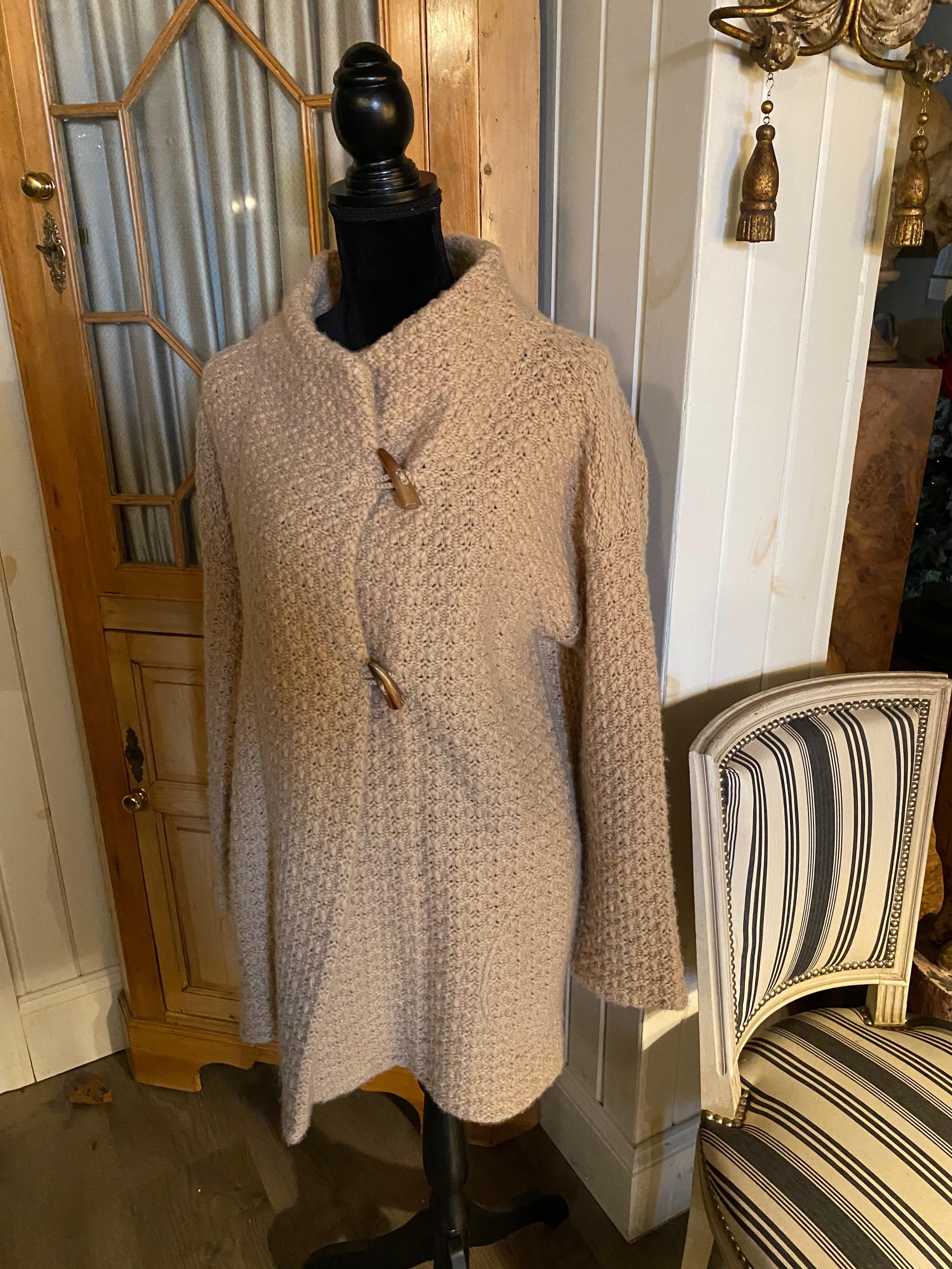 Three Sam Kori George Courture Atelier Cashmere Sweater Coats. Priced Per Piece  In Excellent Condition For Sale In Buchanan, MI