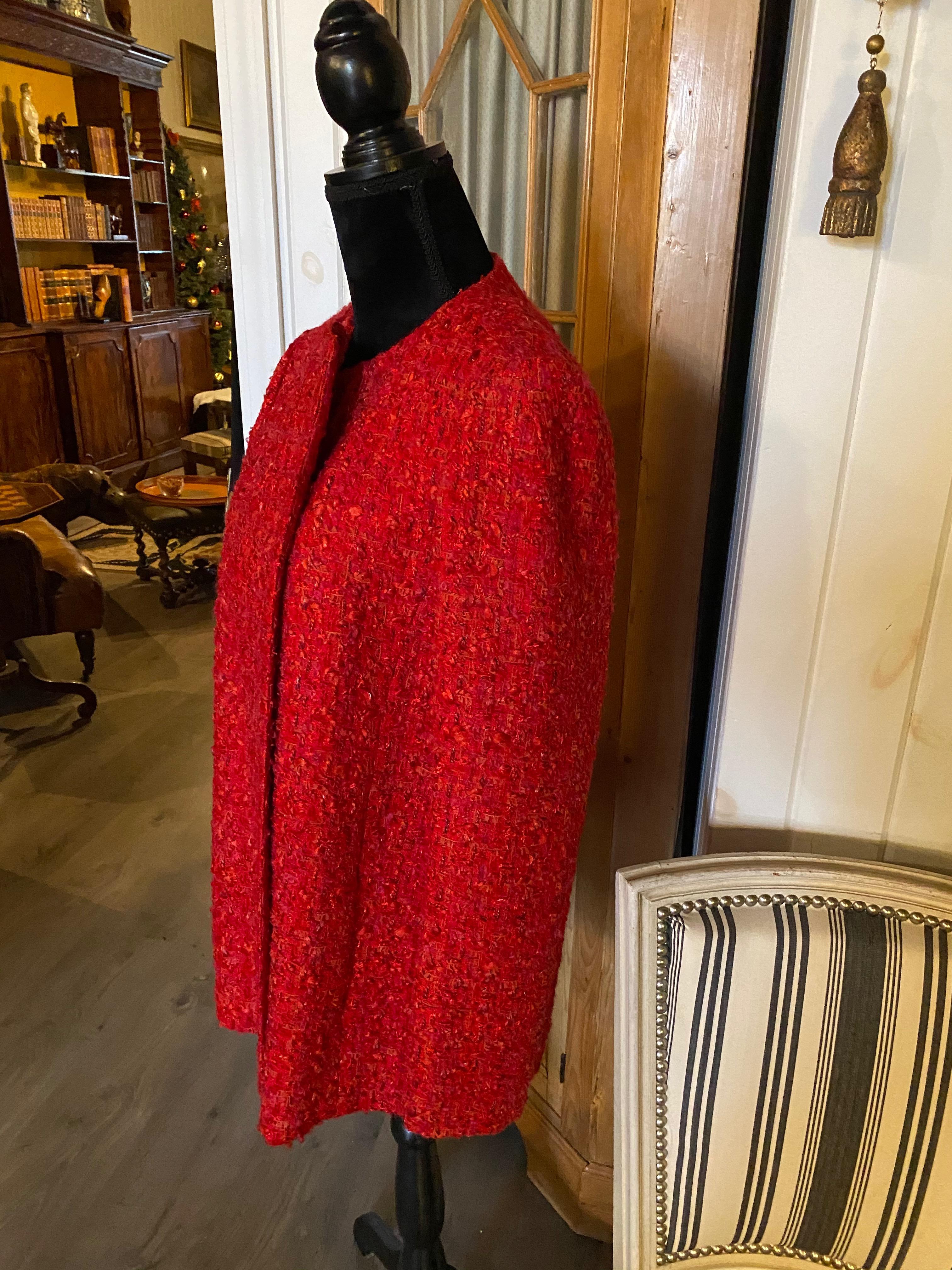 Tres Chaquetas Sam Kori Greorge Courture Atelier A Boucle. Aproximadamente talla 12-14 Negro en venta