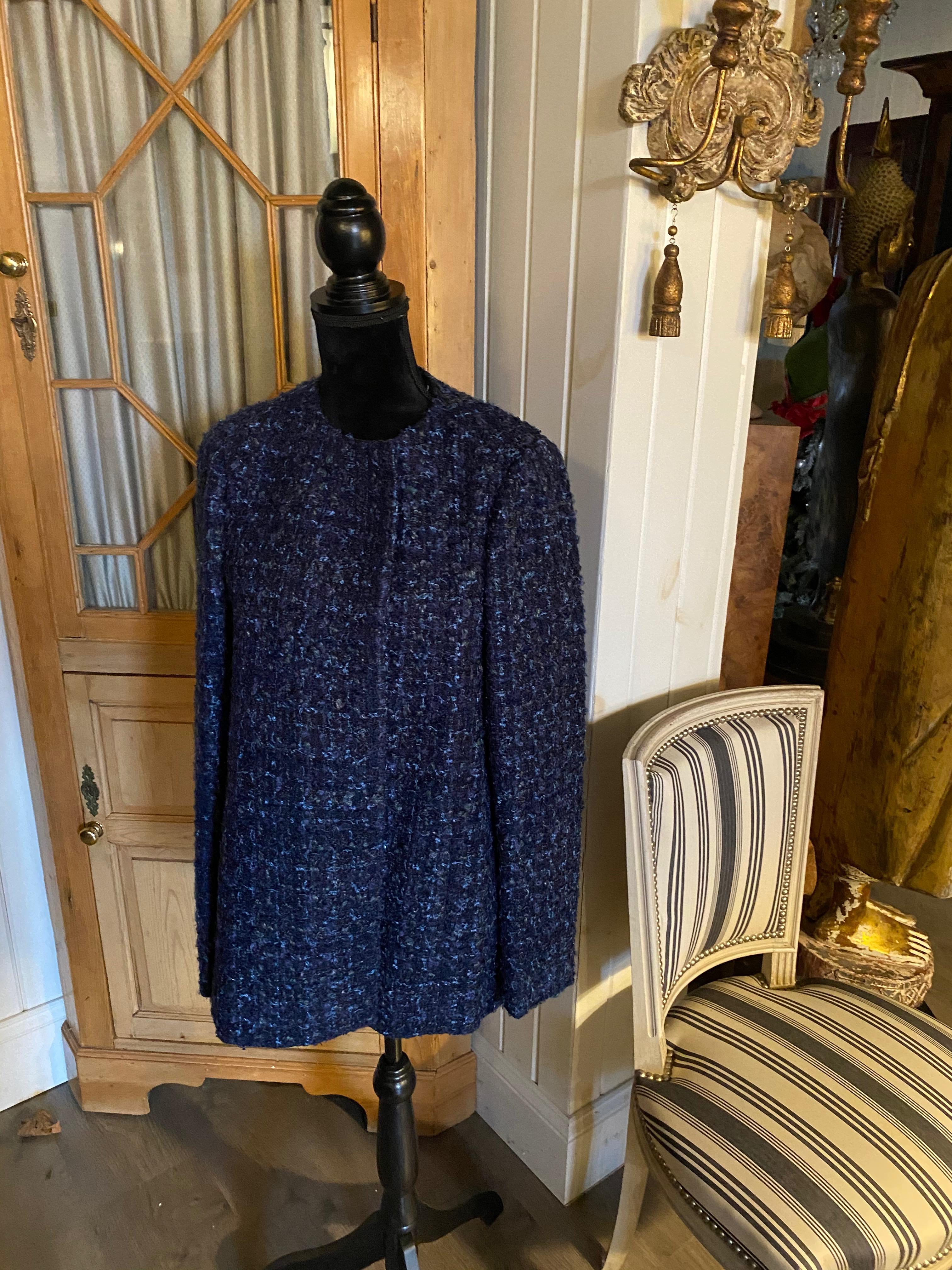 Trois vestes en tissu bouclé Sam Kori Greorge Courture Atelier. Approximativement taille 12-14 en vente 3