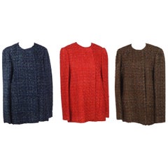 Tres Chaquetas Sam Kori Greorge Courture Atelier A Boucle. Aproximadamente talla 12-14