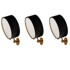 Vintage Three Sconces by Stilnovo