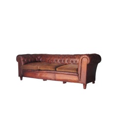 Three-Seat Chester Sofa, England, 1950