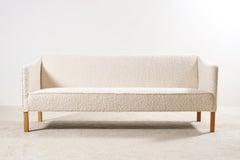 Three-Seat Danish Sofa from the 1950s Newly Upholstered