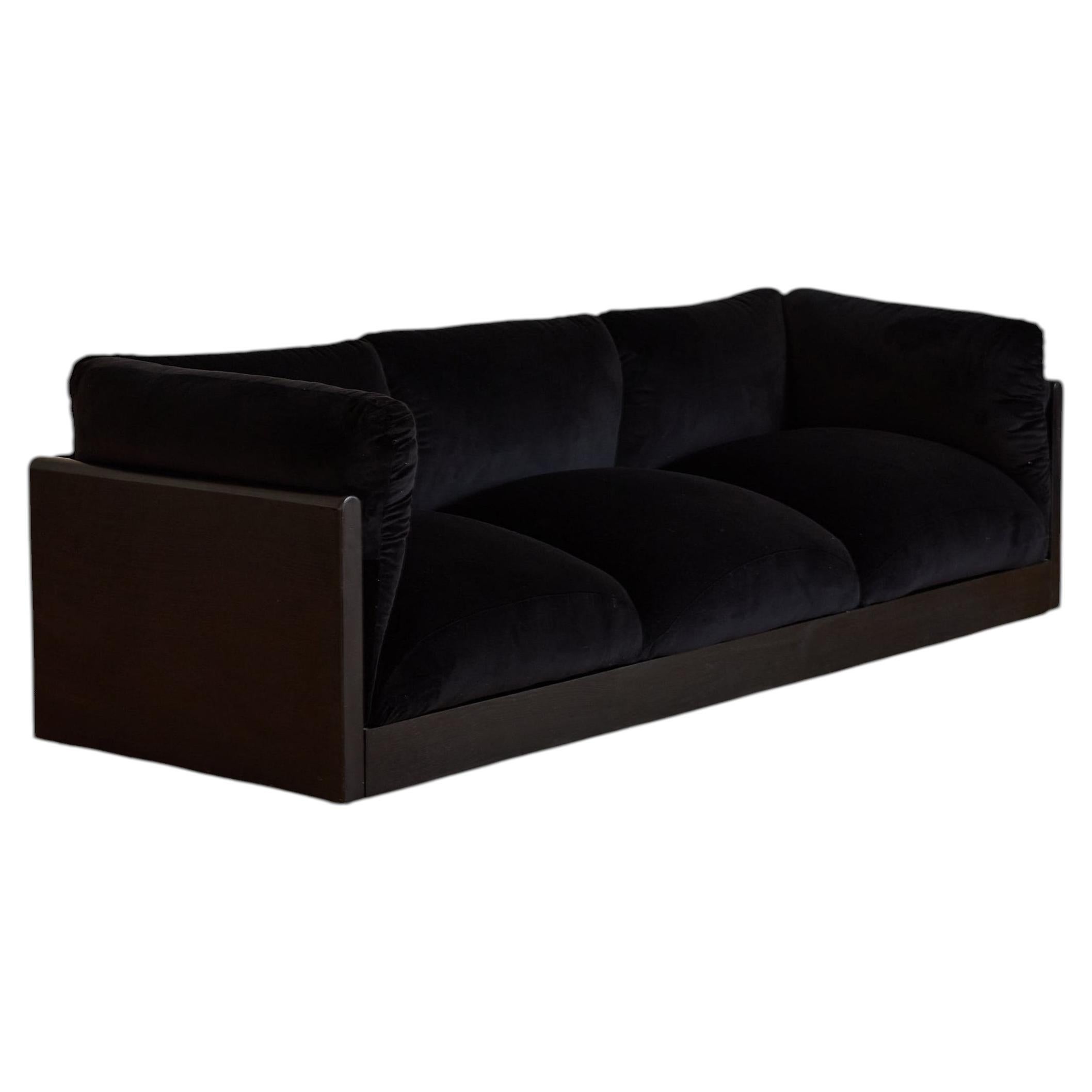 Three Seat Down Sofa by Carlo Bartoli for Rossi D'Albizzate For Sale