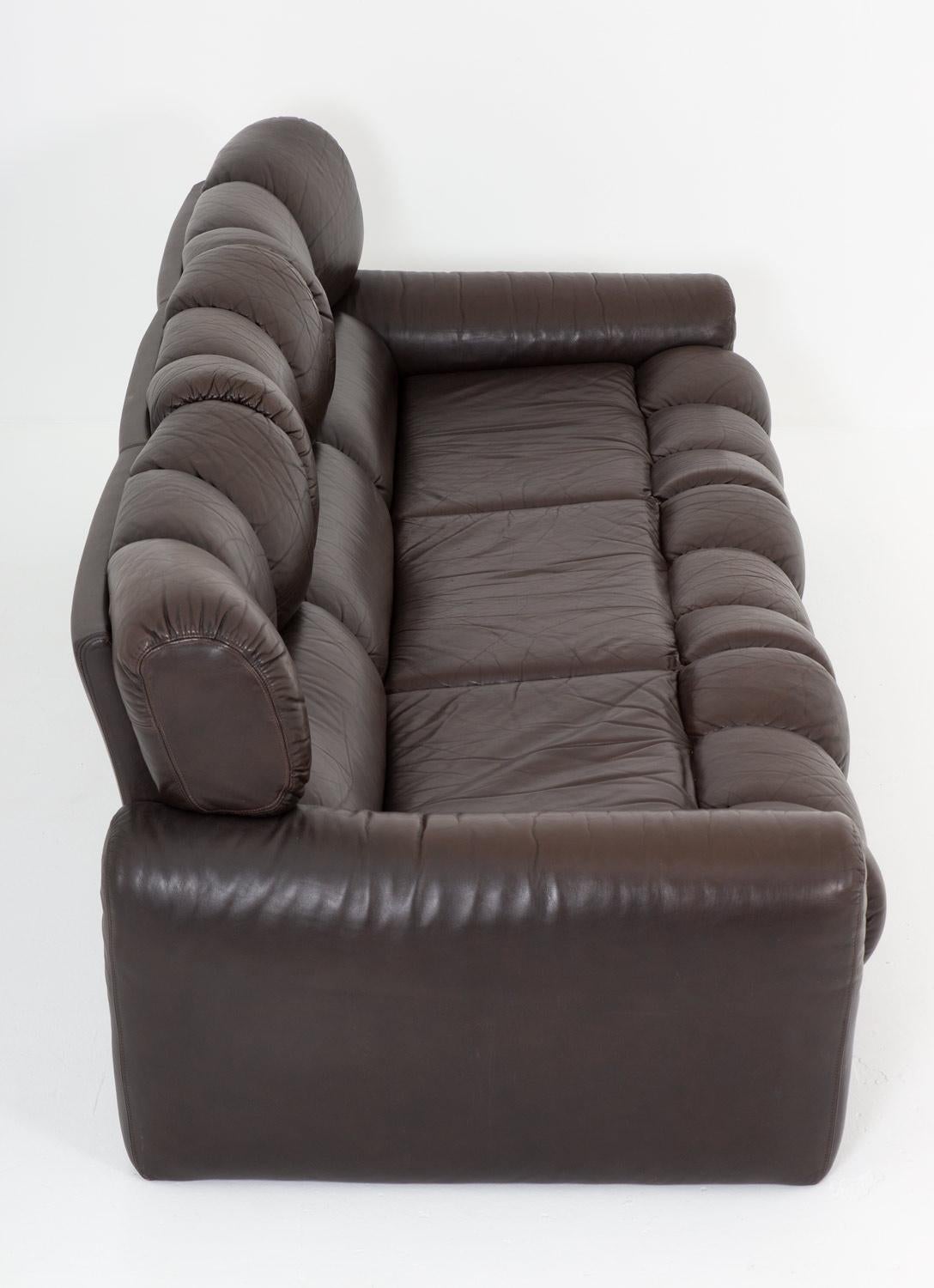 ikea leather sofa