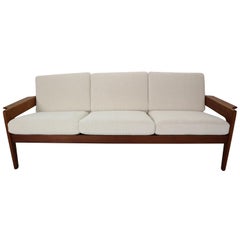 Three-Seat Lounge Sofa by Arne Wahl Iversen for Komfort, 1960s Denmark