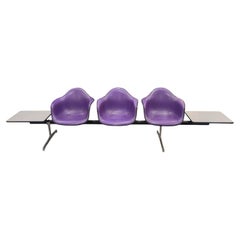Three-Seat Shell Tandem Sofa By Charles & Ray Eames for Herman Miller C.1974