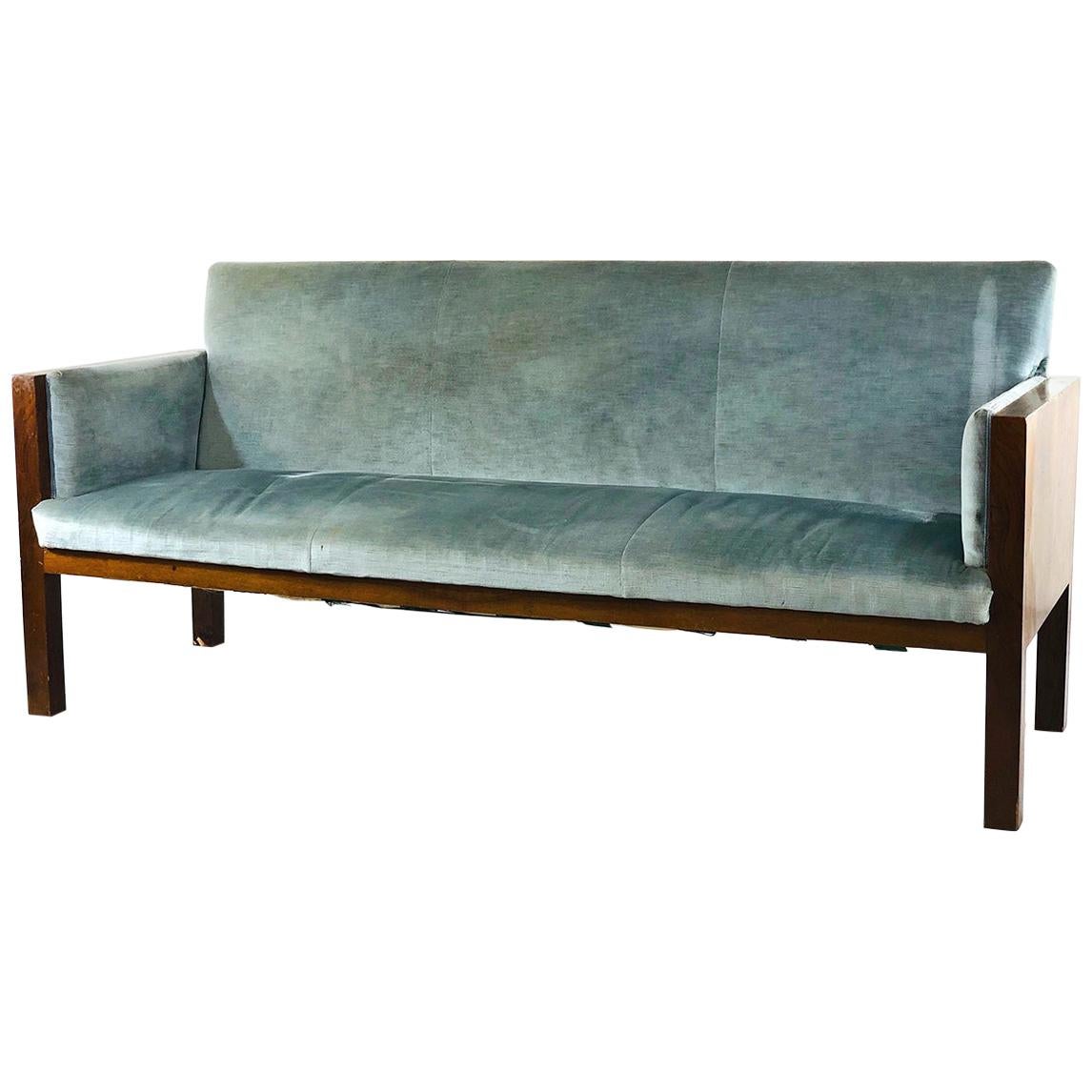 Three-Seat Sofa Attributed to Franco Albini, 1940s For Sale