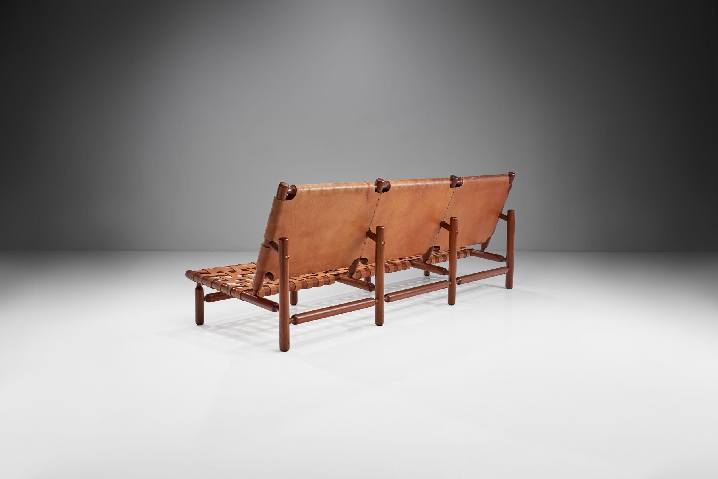 Mid-20th Century Three-Seat Sofa by Ilmari Tapiovaara for Paolo Arnaboldi, Italy, 1957