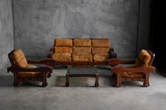 Three-Seat Sofa by Luciano Frigerio for Frigerio di Desio, Italy, 1970s