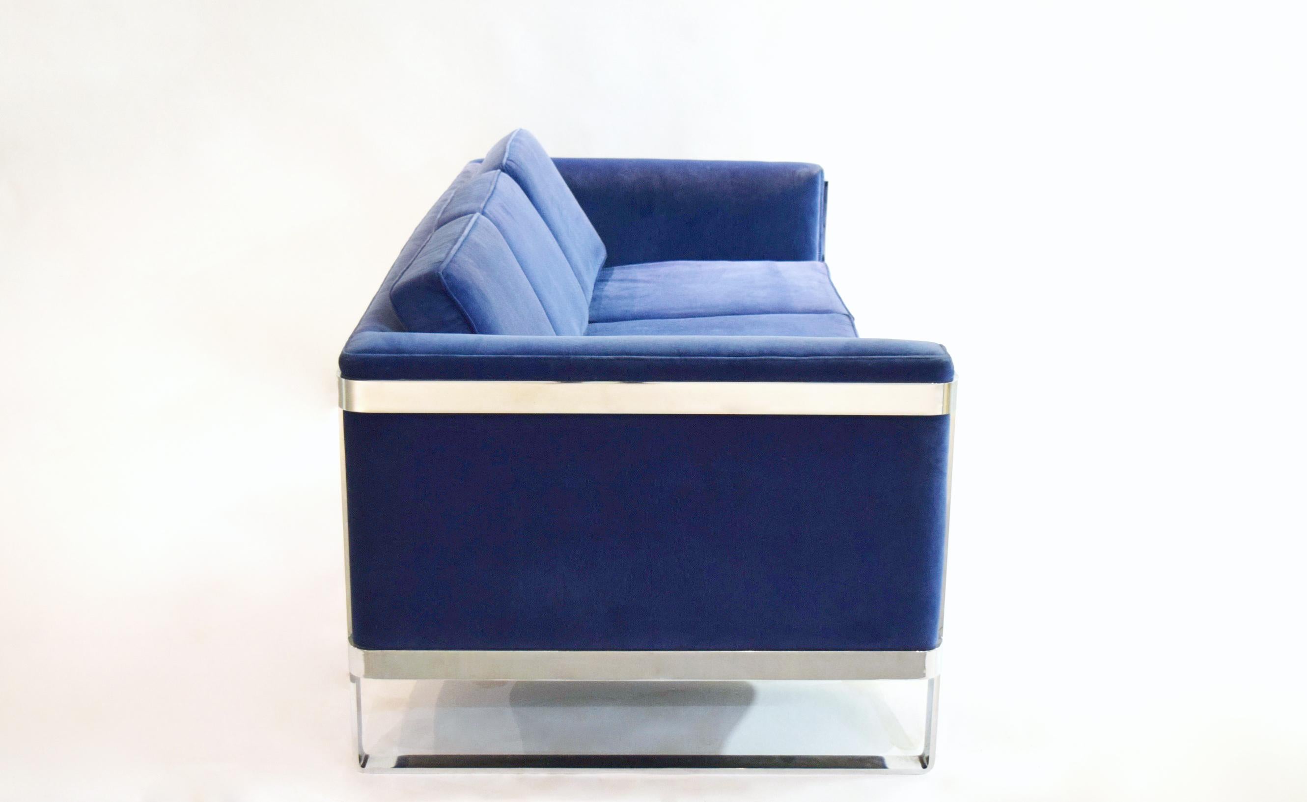 Mid-Century Modern Three-Seat Sofa by Pace Collection, USA, circa 1975