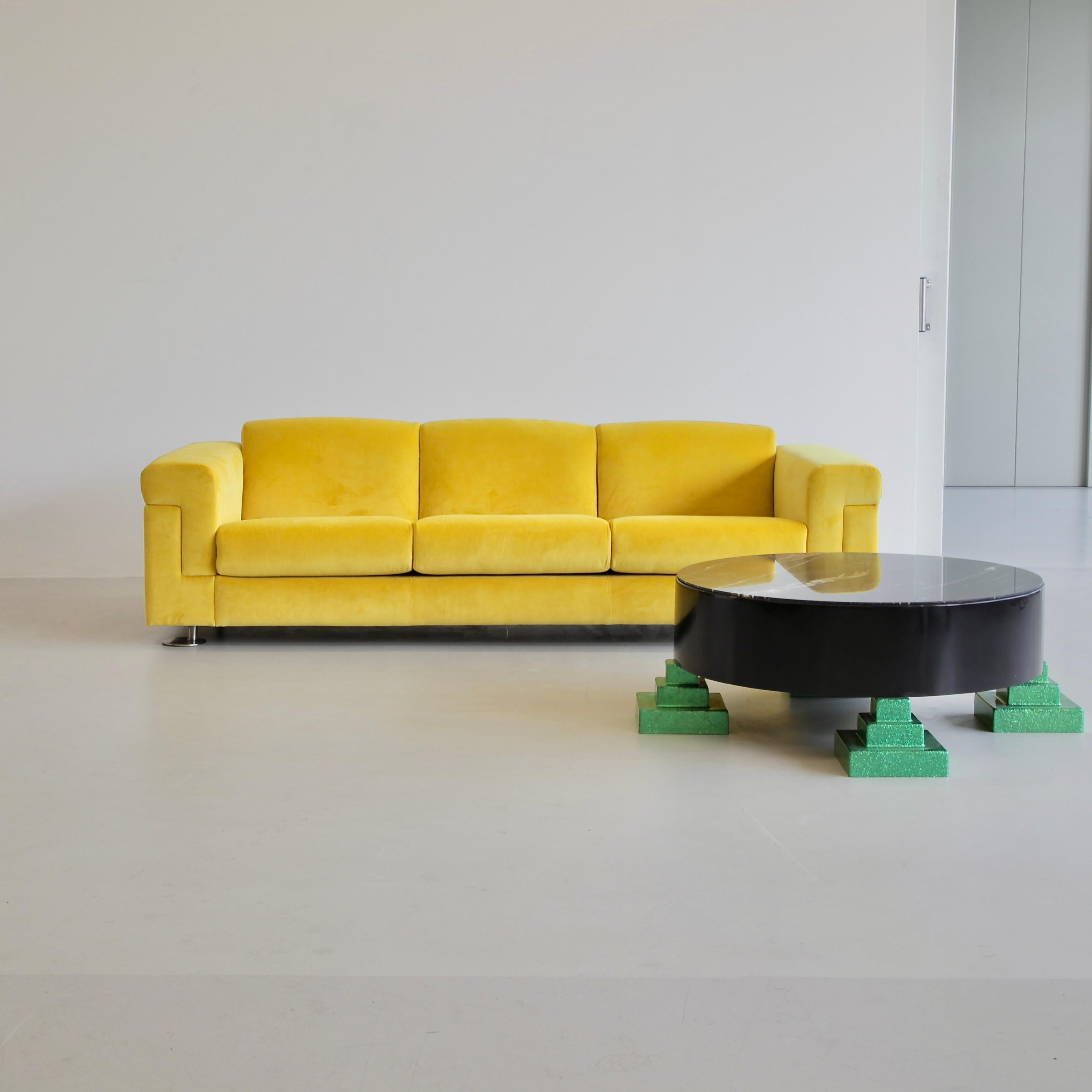 Three Seat Sofa D120 by Valeria Borsani and Alfredo Bonetti, Tecno 1966 3