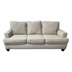 Used Three Seat Sofa in a Grayish Tweed Fabric, 21st Century