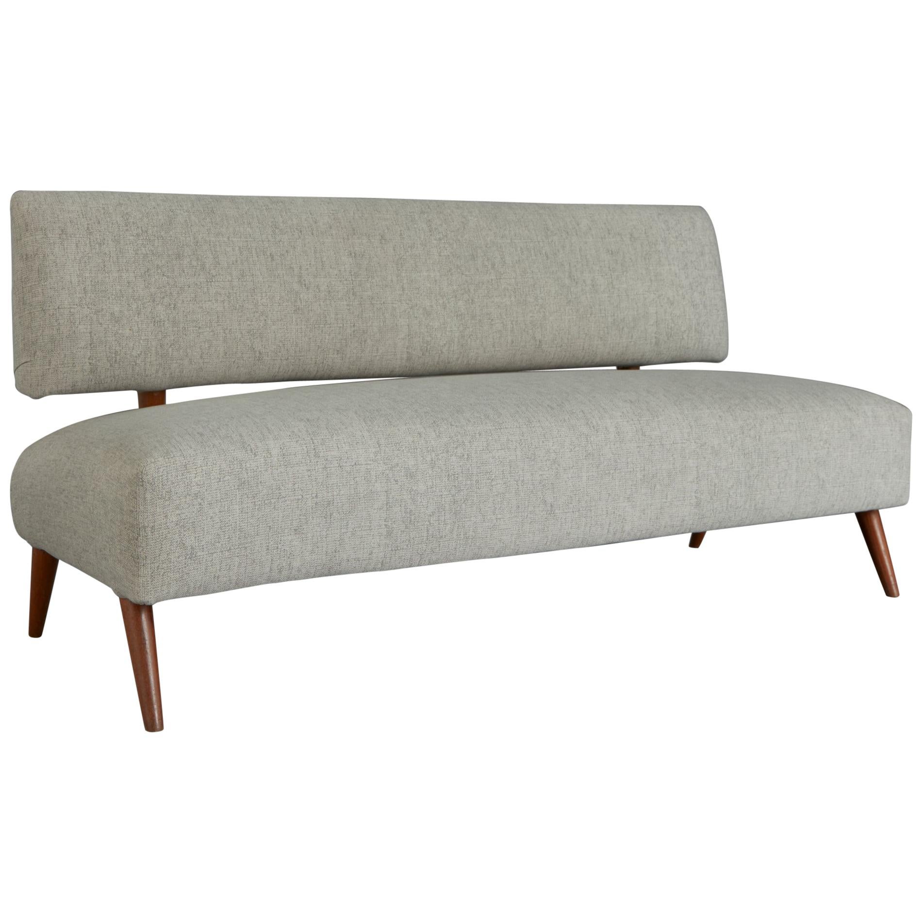 Three-Seat Sofa in Pau Marfim by Joaquim Tenreiro