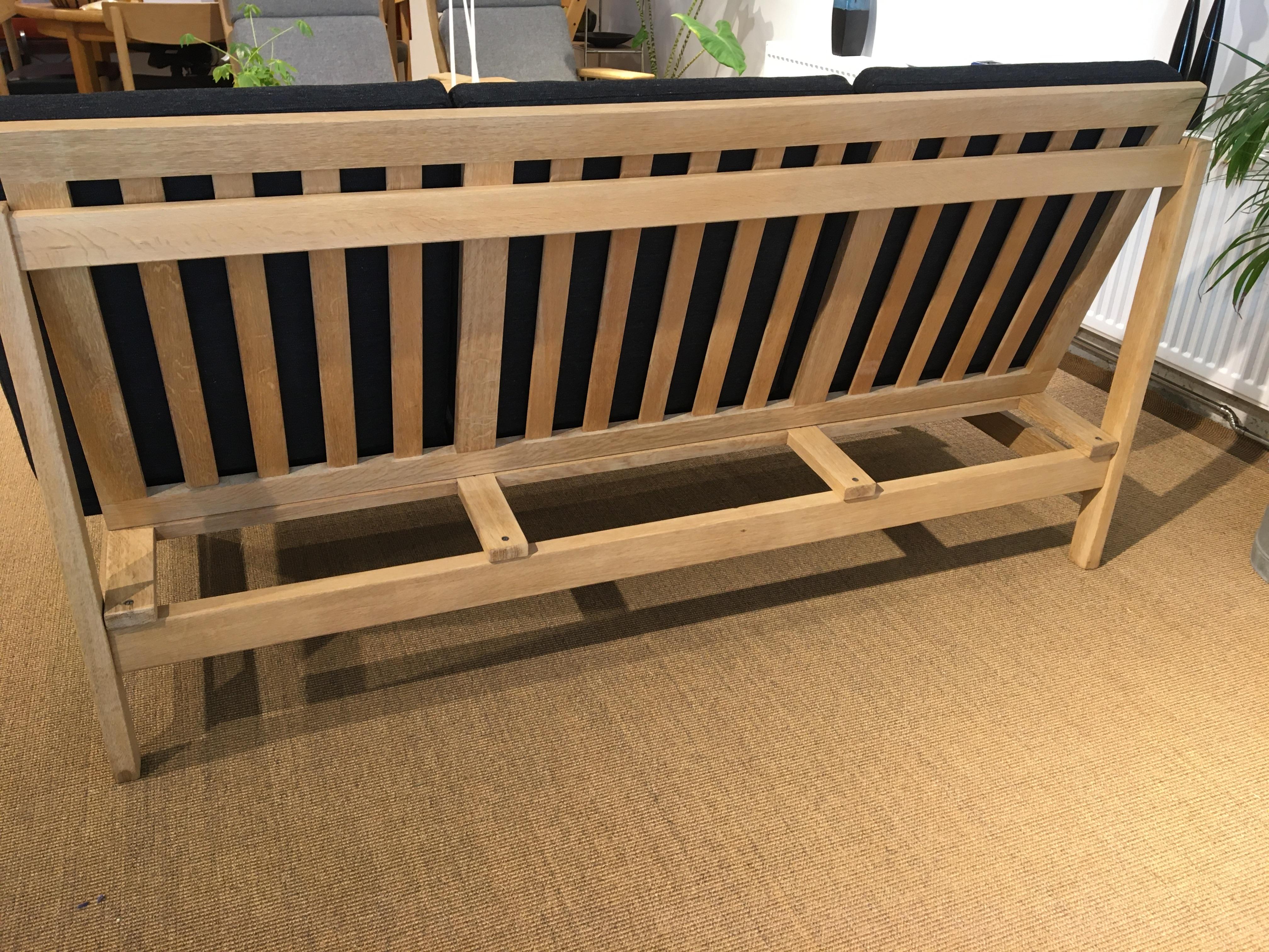 Three-Seat Sofa in Solid Oak Model 2363, Designed by Børge Mogensen 3