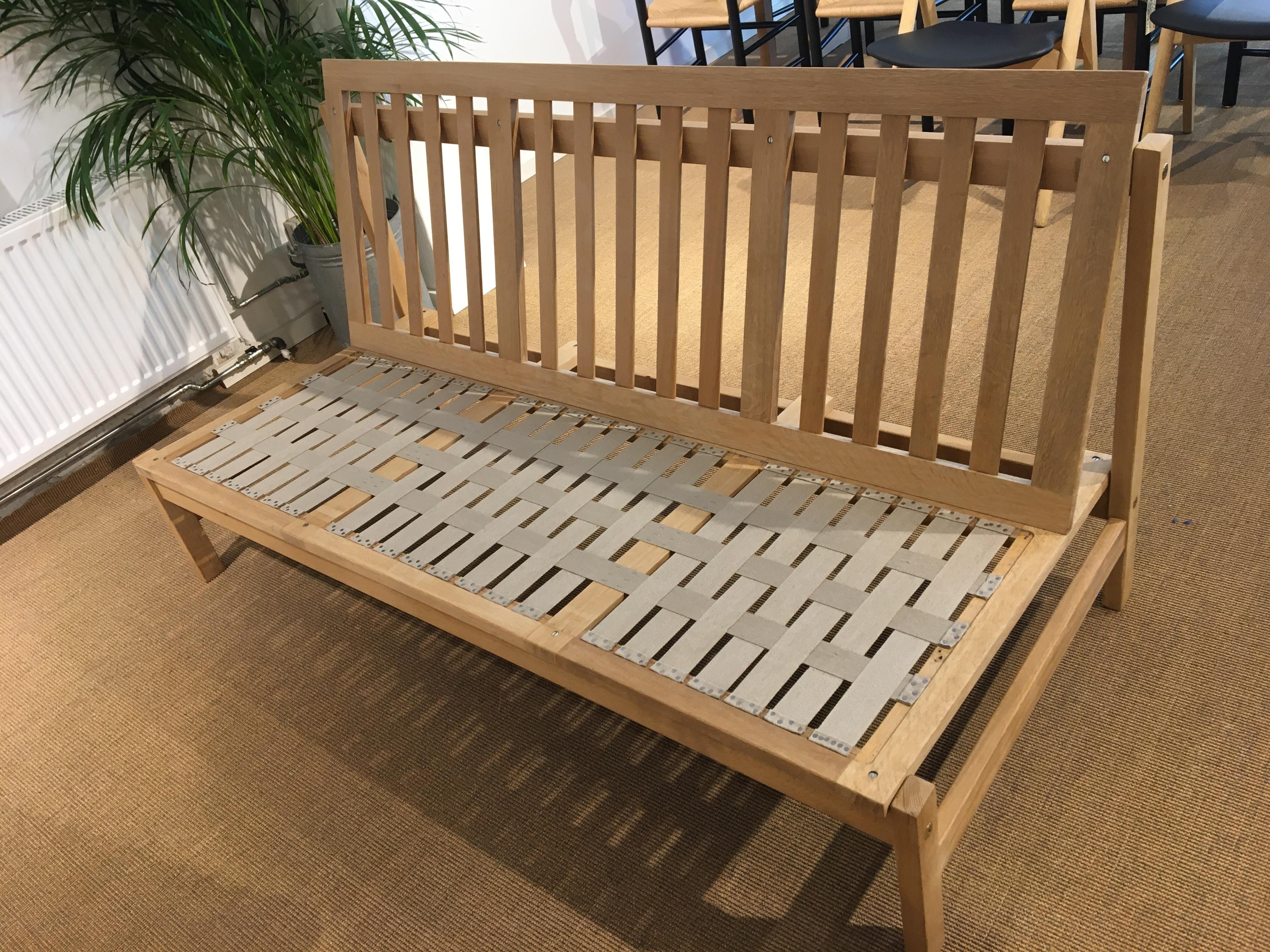 Three-Seat Sofa in Solid Oak Model 2363, Designed by Børge Mogensen 5