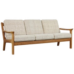 Three-Seat Sofa in Teak by Juul Kristensen for Glostrup Furniture, 1960s Three-Seat Sofa in Teak by Juul Kristensen for Glostrup Furniture, 1960s
