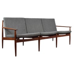 Three Seat Teak Sofa by Arne Vodder