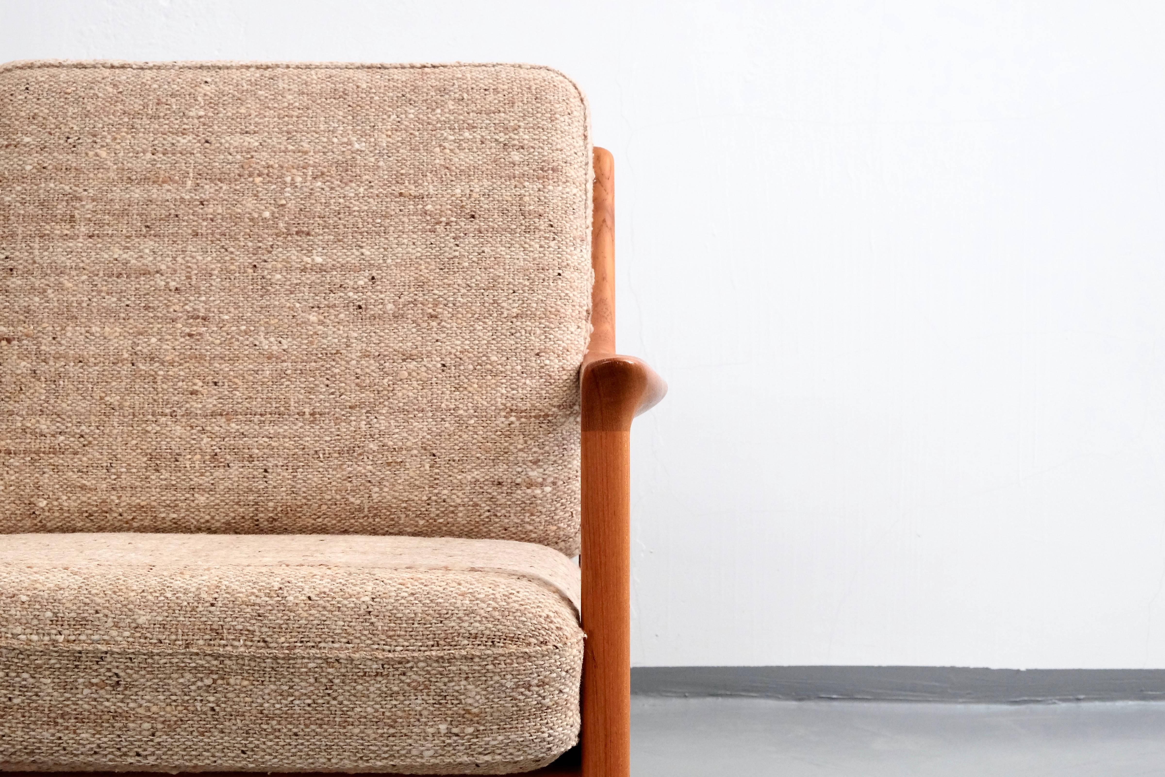 Danish Three-Seat Teak Sofa by Juul Kristensen, 1960s